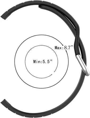 Vista 6 de Lamshaw Compatible con la correa de reloj inteligente Mindrose, correa de silicona deportiva de repuesto suave compatible con Mindrose H80 1.47 Verde