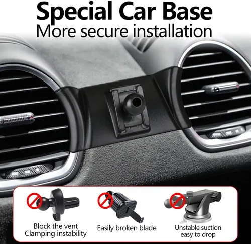 Vista 2 de Soporte para teléfono de coche para Porsche 718 Boxster Cayman Auto Accesorios Decoración interior Soporte para teléfono celular móvil