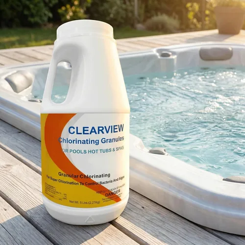 Vista 6 de ClearView Gránulos de cloro sin calcio para piscinas, spas y jacuzzis