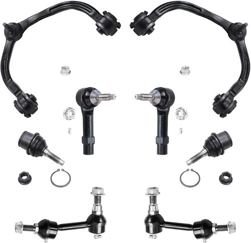 Vista 329 de Detroit Axle - Kit de brazos de control de extremo de 8 piezas para Toyota 2001-2003 Highlander 2002-2003 Camry Lexus ES300, 2 conjuntos de brazos