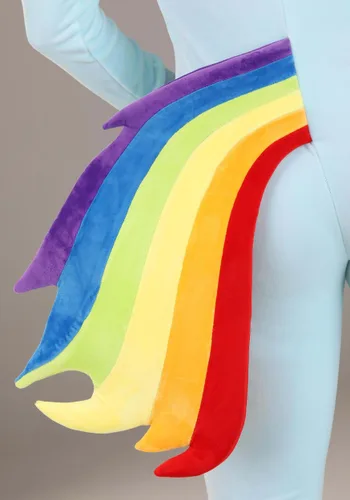 Vista 8 de Disfraz de talla grande para mujer Rainbow Dash de My Little Pony Multicolor
