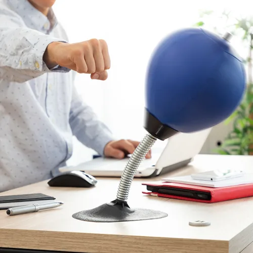 Vista 6 de Saco de Boxeo Hinchable Antiestrés de Escritorio Hittres InnovaGoods