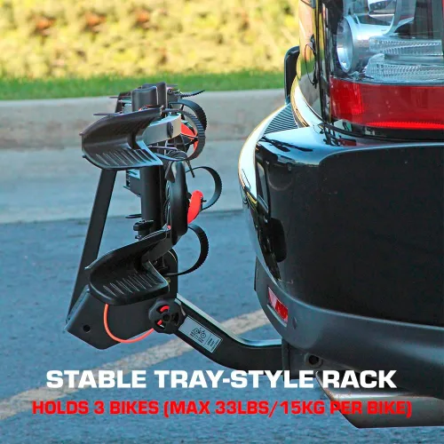 Vista 2 de TRIMAX /Road-Max 'Blade-Runner2' Portabicicletas para 2 bicicletas, montaje de enganche, estilo bandeja