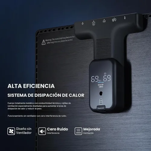 Vista 7 de NEEWER Luz LED de 15.5 pulgadas, abrazadera en el panel de escritorio, iluminación de video para grabación de juegos, llamada de zoom, CRI97+, 2.4G