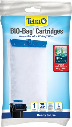 Vista 15 de Cartuchos de filtro Tetra Whisper Bio-Bag para acuarios, filtro grande para peces de agua dulce y marina, elimina olores y decoloración, fácil