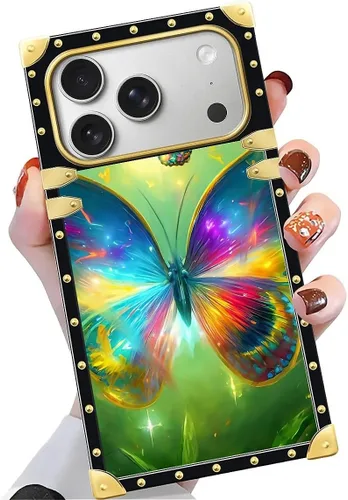 Vista 66 de Funda compatible con iPhone X/Xs, TPU suave de lujo y parte trasera de policarbonato duro para niñas y mujeres, funda protectora a prueba de golpes