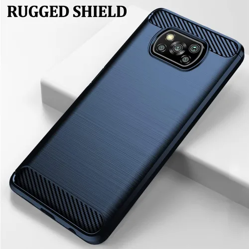 Vista 2 de Asuwish Compatible con Xiaomi Poco X3 Pro/PocoX3 NFC/Poco X3 Funda y protector de pantalla de vidrio templado, accesorios protectores de teléfono