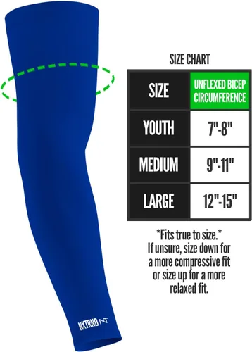 Vista 75 de Nxtrnd Air-TEK - Mangas de compresión para hombre, par de fútbol transpirable