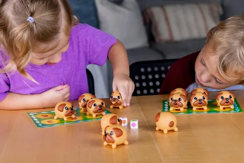 Vista 4 de ¡Lenguas fuera! El juego preescolar y para niños blandito, exprimible - Divertido juego educativo de memoria y coordinación para perritos por Blue