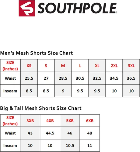 Vista 7 de Southpole Pantalones cortos básicos de malla de baloncesto para hombre