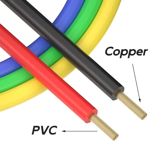 Vista 3 de Goupchn Stackabe Banana Plug to Alligator Clips Cables de prueba 5 colores Cables eléctricos flexibles suaves para pruebas eléctricas multímetro