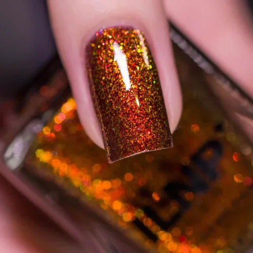 Vista 2 de ILNP Autumn - Esmalte de uñas brillante marrón cálido