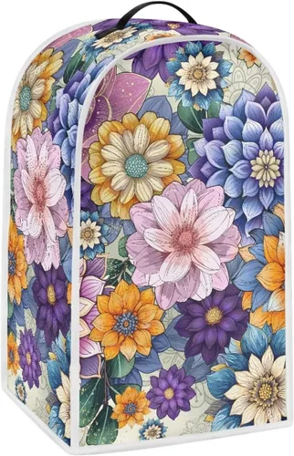 Vista 8 de doginthehole Fundas para licuadora, cubierta estética de flor de cerezo rosa, cubierta para batidora de cocina, cubierta para electrodomésticos