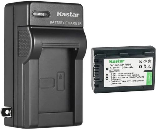 Vista 8 de Kastar Reemplazo del cargador de batería de pared de CA para Sony NP-FH30, NP-FH40, NP-FH50, NP-FH70, NP-FH100, Sony AC-VQH10, BC-TRV, BCTRV, BC-VH1