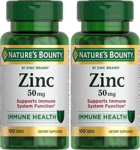 Vista 9 de Nature's Bounty Comprimidos de zinc, 50 mg, suplemento para apoyo inmunitario y antioxidante, promueve la salud de la piel, 250 comprimidos