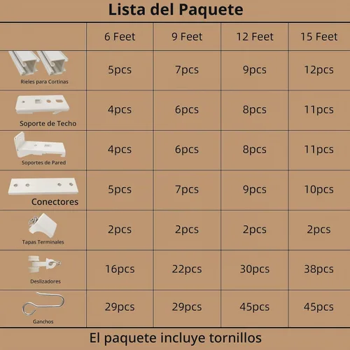 Vista 6 de MLOQI Rieles para cortinas de montaje en techo y pared con tiras insonorizadas, sistema de rieles para cortinas, riel de techo blanco para cortinas