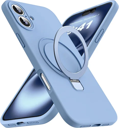 Vista 16 de Funda diseñada para iPhone 11 con soporte magnético invisible Compatible con Mag-Safe, a prueba de caídas de grado militar, a prueba de golpes