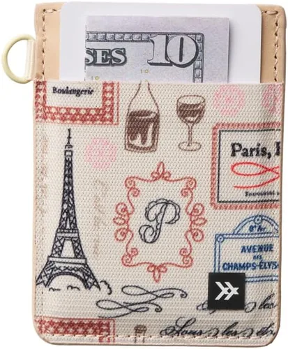 Vista 26 de Thread Wallets Cartera minimalista ultra delgada para tarjetas, Negro, Talla única, Casual