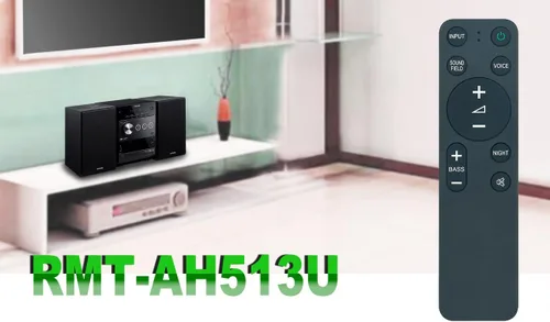 Vista 5 de RMT-AH513U - Mando a distancia de repuesto para Sony Sound Bar SA-S400