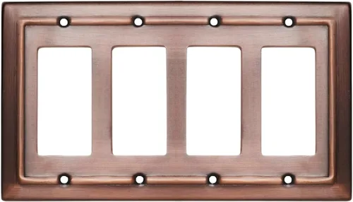Vista 11 de Monarch Abode Placa de Pared Basculante de 1 Gang, Placa de Pared de Metal Decorativa Arquitectónica para Interruptor Individual, Placa Decorativa