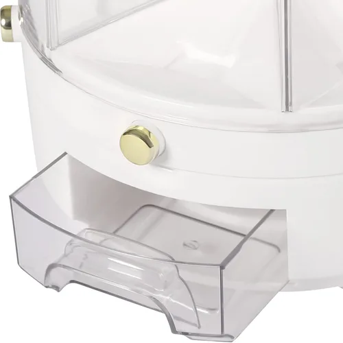 Vista 6 de Dispensador de almacenamiento de granos, dispensador de alimentos secos giratorio de 360°, dispensador de almacenamiento de cereales, contenedor