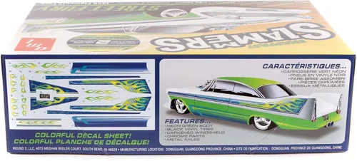 Vista 2 de AMT Street Fury 1958 Plymouth - Slammers SNAP Kit de modelo a escala 1:25