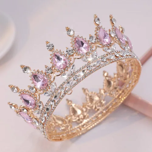 Vista 3 de Kamirola - Coronas para mujeres coronas y tiaras TR12