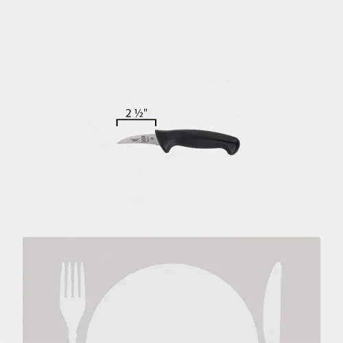 Vista 4 de Mercer Culinary M22102 Millennia Black Handle - Cuchillo de pelar/tornear, mango negro, 2.5 pulgadas