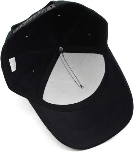 Vista 4 de Flipper Gorra de béisbol de 5 paneles con logotipo minimalista de Nueva York, gorra de algodón ajustable para hombres y mujeres, Blanco