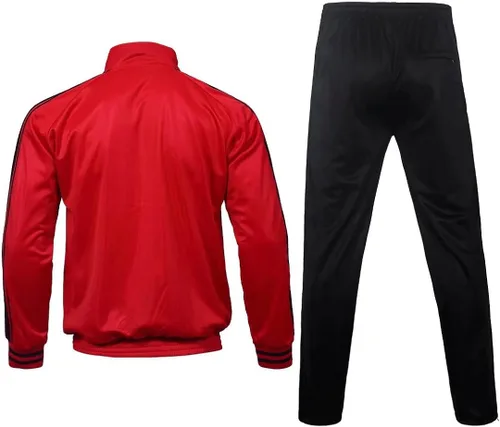 Vista 2 de AKsit Conjunto deportivo de 2 piezas con capucha para hombre