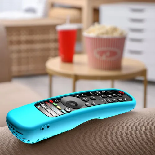 Vista 4 de Funda para LG Magic Remote 2021-2024, funda de silicona para LG Smart TV Remote Control MR24GN MR23GA MR22GA AN-MR21GA, color azul oscuro Azul