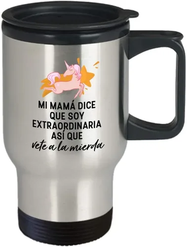 Vista 2 de TAZA INSPIRACION - ENVIO GRATIS! - VASO CHISTOSOS - TAZAS TERMICAS ORIGINAL - REGALO PARA HIJA - TERMICO - VASOS TERMICOS UNICORNIO - UNICORNIO