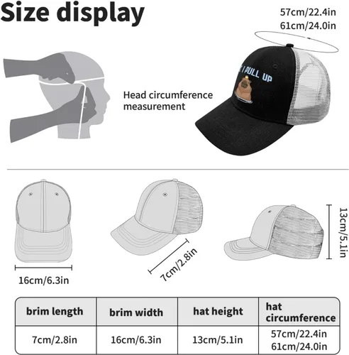 Vista 4 de Dad Hats Ok I Pull Up Baseball Cap, Graphic Dad Hat for Women