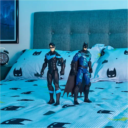 Vista 6 de DC Comics, Figura de acción de Nightwing con armadura Stealth de 12 pulgadas, juguetes para niños y niñas de 3 años en adelante Rojo