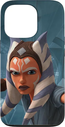 Vista 10 de Carcasa azul Ahsoka Tano para iPhone 13 Pro Max Star Wars The Clone Wars