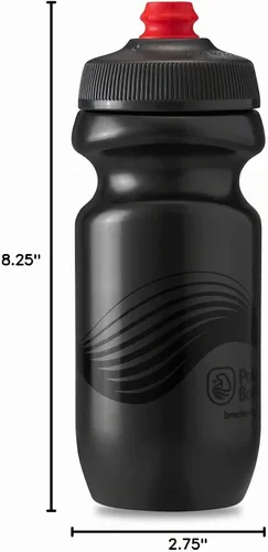Vista 6 de Polar Bottle Breakaway Single Wall by HydraPak (20oz, 24oz, 30oz) - BPA-Free, Cycling & Sports Squeeze Bottle