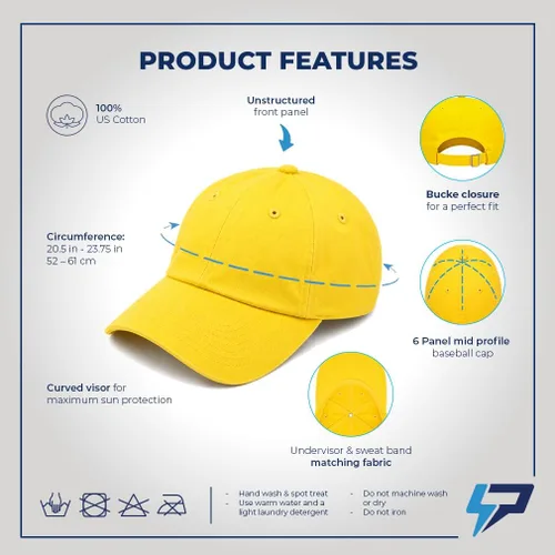 Vista 2 de Gorra de béisbol suave personalizada, sombrero personalizado con texto personalizado, gorras de algodón estilo dad hat para hombres y mujeres