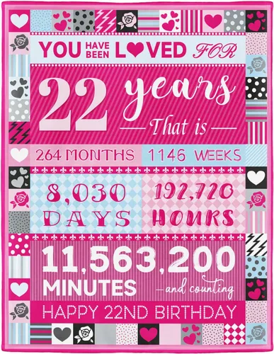 Vista 12 de YISUMEI Pink Love Rose Elements - Manta de cumpleaños para niña de 2 años, 50 x 60 pulgadas, moderna, multiusos, lavable a máquina
