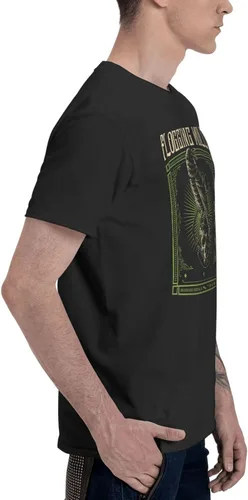 Vista 4 de Men's Cotton T Shirts Casual Camping Short Sleeve Full Season Tee