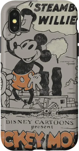 Vista 5 de Funda para iPhone 16 Disney 100 Mickey Mouse Steamboat Willie Sound Cartoon D100