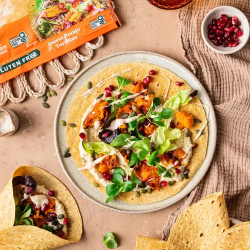 Vista 4 de BFree Tortillas de envoltura sin trigo sin gluten, batata, veganas sin lácteos (paquete de 2)