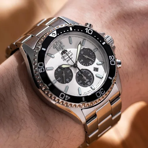 Vista 7 de RN-TX0203S Men's Metal Band Sports Diver Design MakoJapan Import New
