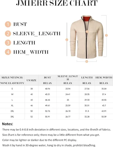 Vista 6 de JMIERR Cárdigan casual para hombre, suéter de manga larga, cuello con botones, abrigo de punto