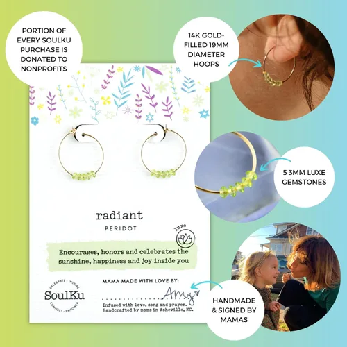Vista 22 de SoulKu Gold Hoop Earrings for Women, 14k Gold Earrings, Delicate Jewelry