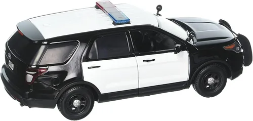 Vista 4 de Motor Max 1:24 W/B 2015 Ford Police Interceptor Utilidad con barra ligera Diecast Vehículos