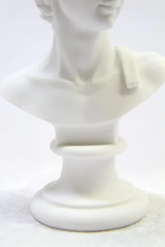 Vista 5 de Vittoria Collection Figura de escultura de estatua de David Michelangelo de 6 1/2 pulgadas, figura de arte fino Art Deco clásico hecho en Italia
