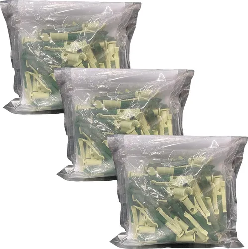 Vista 8 de Luster Leaf DR-50 - Clips para plantas repelentes de ciervos y conejos, color verde