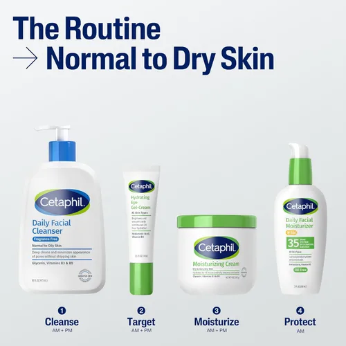 Vista 6 de Cetaphil Lavado Facial, Limpiador Facial Diario para Piel Sensible, Mixta a Grasa, 16 Oz, Sin Fragancia, Espuma Suave, Sin Jabón, Hipoalergénico