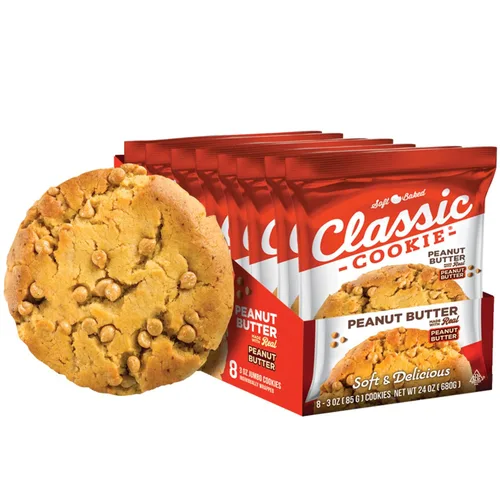 Vista 14 de Classic Cookie, Galletas horneadas suaves, galletas S'mores, 3 onzas, paquete de 8