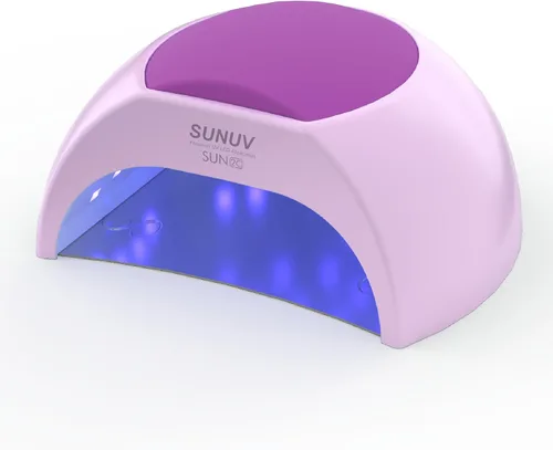 Vista 10 de Lámpara para las uñas con 4 ajustes de temporizador SUN2C 48 W LED UV de SUNUV, sensor para uñas de gel y el curado de las uñas del pie 4 Timer